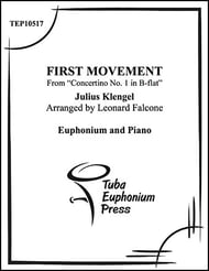 Concertino #1 in B-flat Major Euphonium and Piano P.O.D. cover Thumbnail